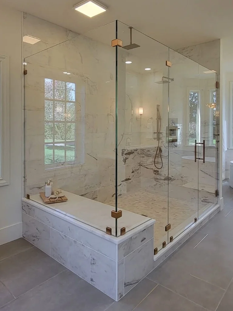 Custom mirror installation by Maximo Glass