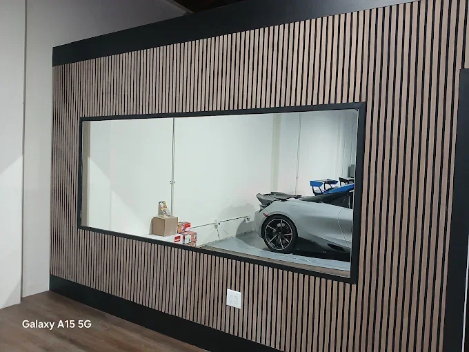 Custom interior glass window installation in Fremont